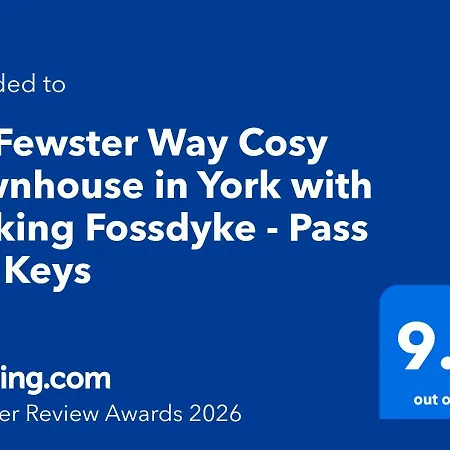 46 Fewster Way Cosy Townhouse In With Parking Fossdyke - Pass The Keys Casa vacanze *